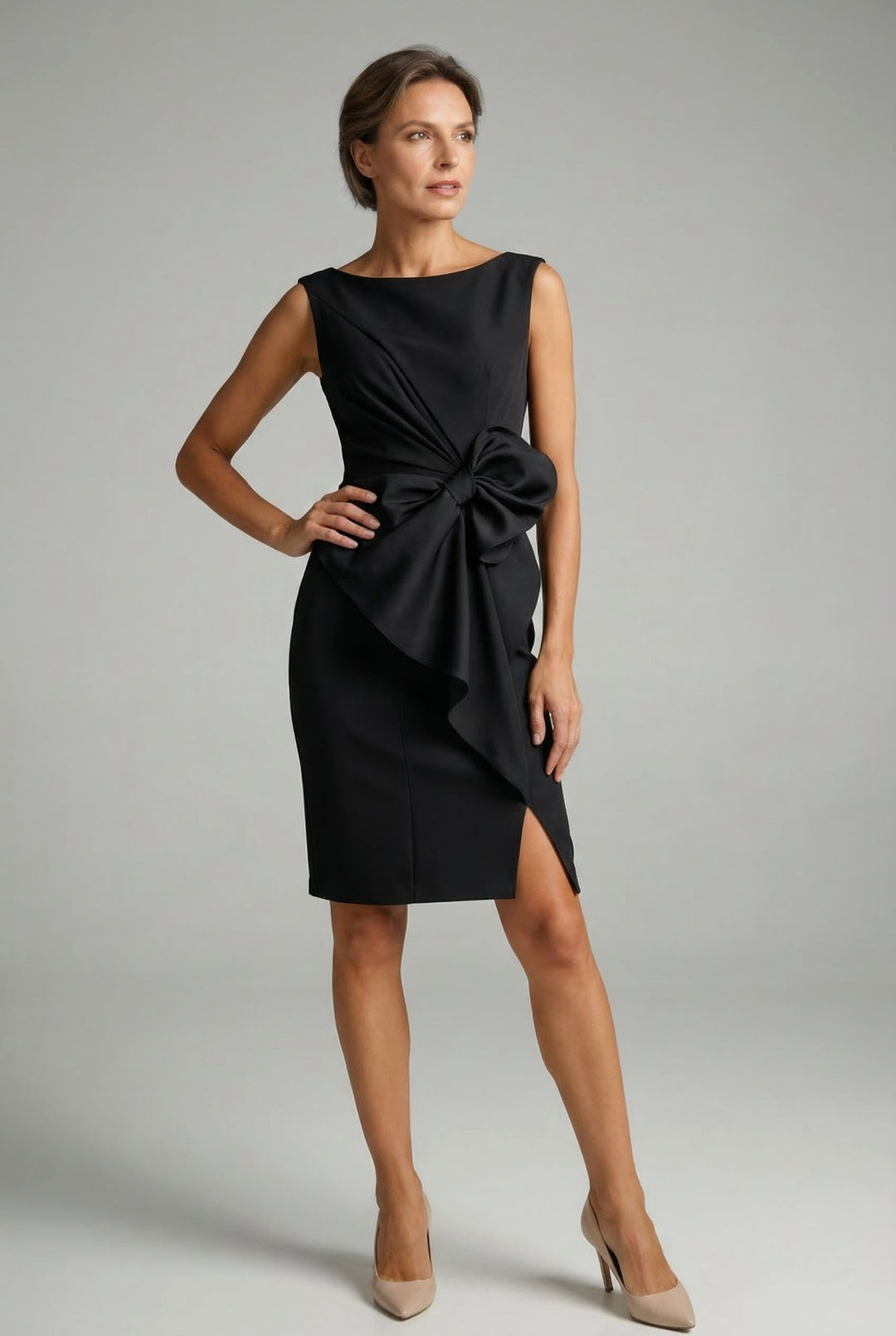 Colette | Women's Bow Waist Cocktail Pencil Dress - image 10
