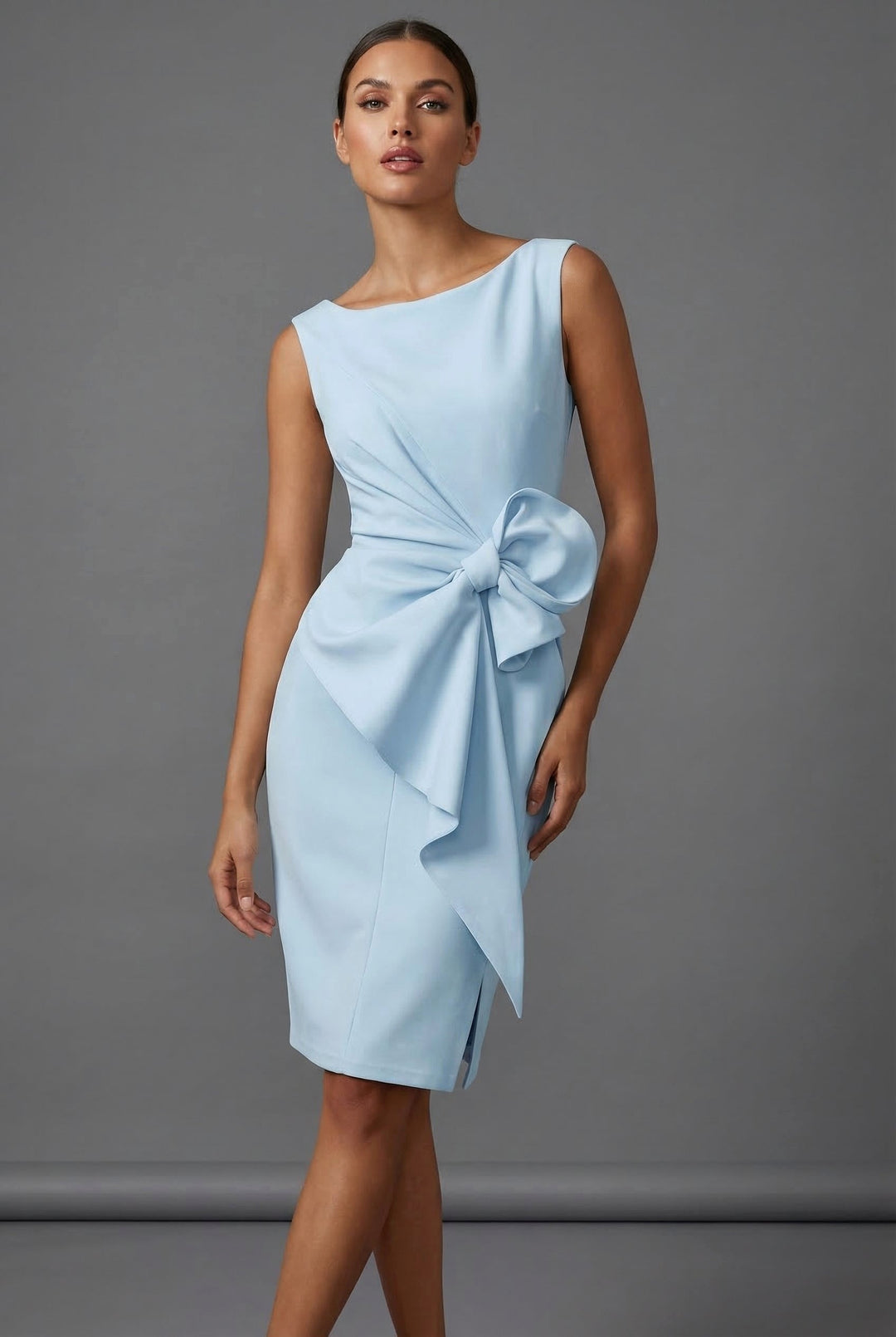 Colette | Women's Bow Waist Cocktail Pencil Dress - image 7