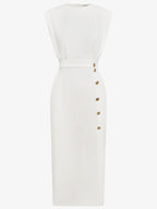 Colette | Women's Structured Midi Dress - image 12