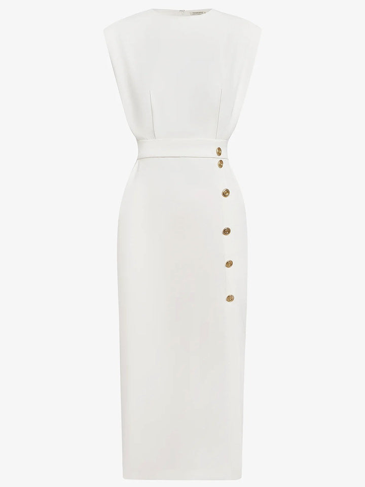 Colette | Women's Structured Midi Dress - image 12