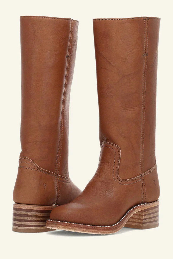 Colette | Women's Western Leather Cowboy Boots, Pointed-Toe Autumn Boots | Animated Apparel | Yellow