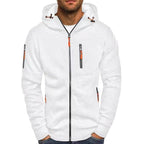 Connor | Men's Cotton Zip-Up Hoodie, Standard Fit Hooded Jumper | Animated Apparel