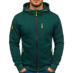 Connor | Men's Cotton Zip-Up Hoodie, Standard Fit Hooded Jumper | Animated Apparel