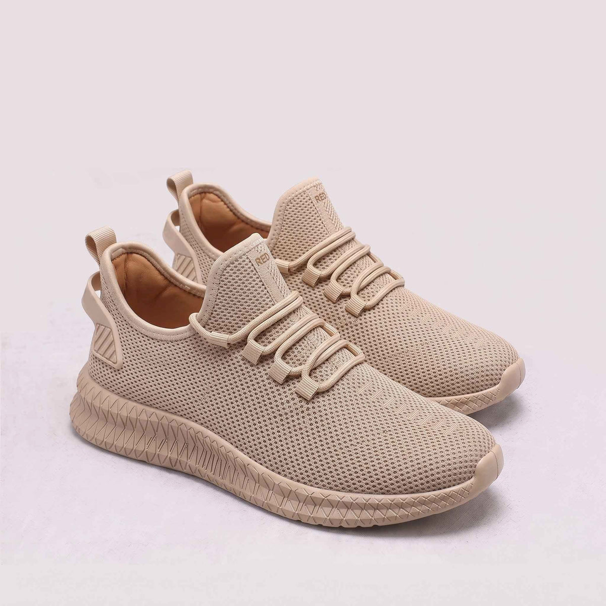 Jacob | Men's Lightweight Mesh Trainers, Elastic Lace Walking Shoes | Animated Apparel