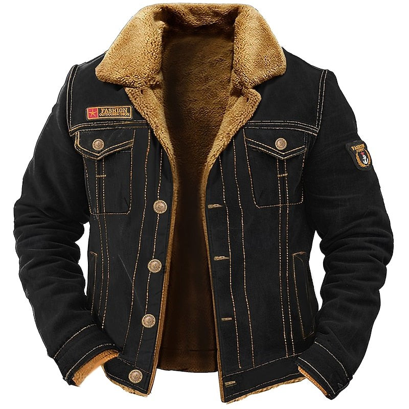Wyatt | Men's Insulated Winter Jacket, Quilted Warm Coat | Animated Apparel