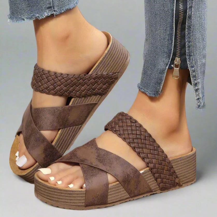 Dana | Women's Orthopedic Comfort Sandals - Brown