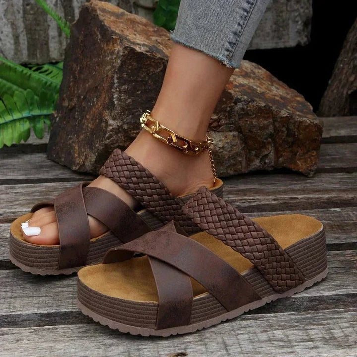 Dana | Women's Orthopedic Comfort Sandals - White