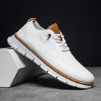 Darren | Men's Handcrafted Leather Walking Shoes, Breathable Comfort Shoes | Animated Apparel