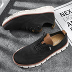 Darren | Men's Handcrafted Leather Walking Shoes, Breathable Comfort Shoes | Animated Apparel