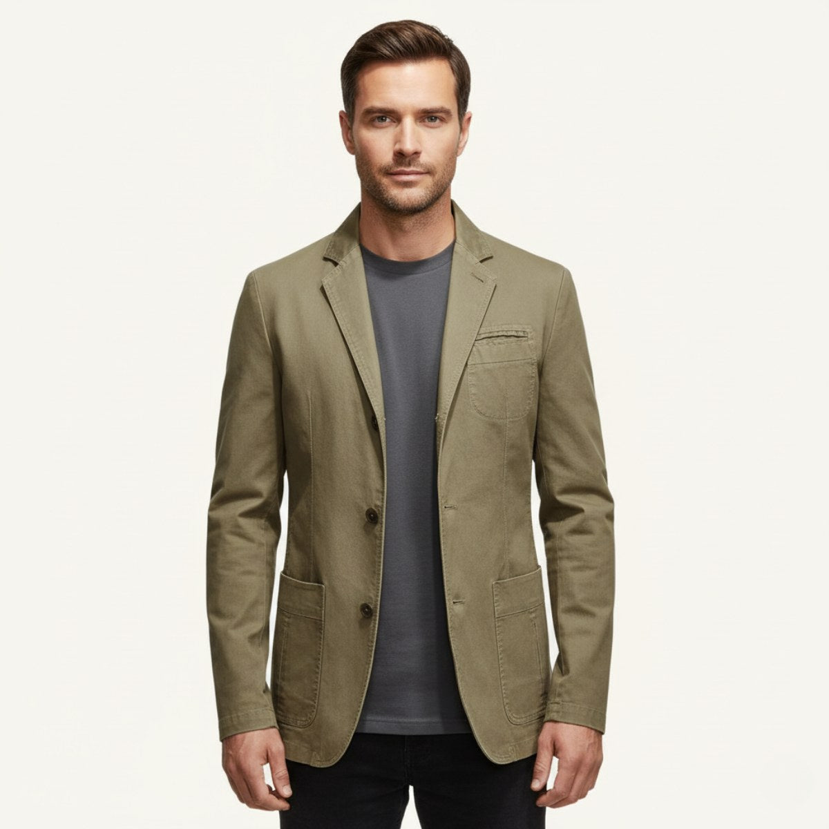 Dawson | Men's Lightweight Water-Resistant Jacket, Tailored Blazer Jacket | Animated Apparel