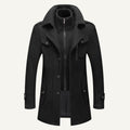 Dean | Men's Wool Blend Winter Coat, Structured Trench-Inspired Coat | Animated Apparel