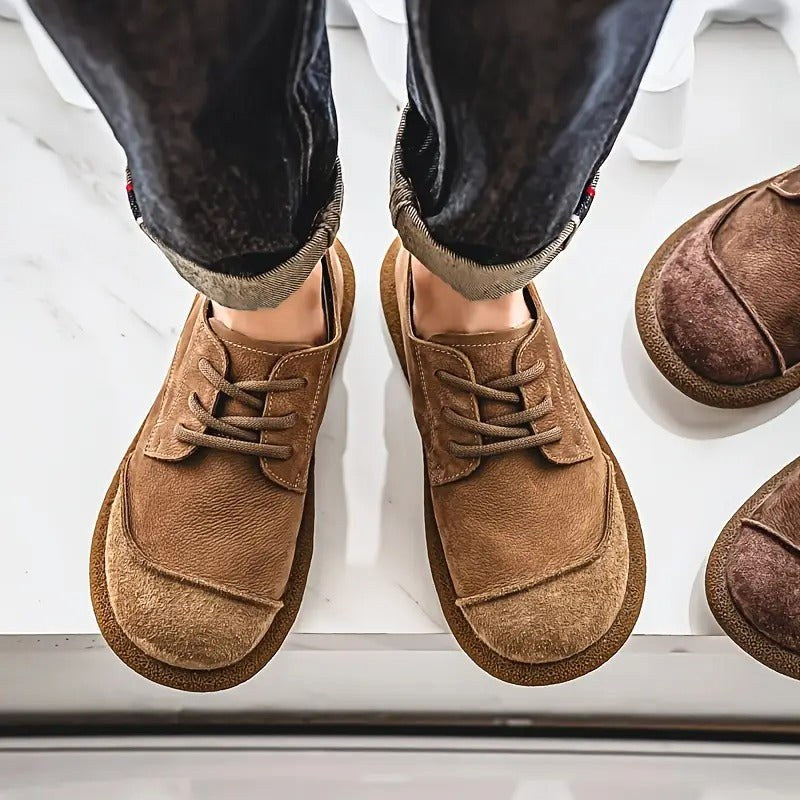 Anthony | Men's Orthopedic Leather Shoes, Classic Leather Walking Shoes | Animated Apparel