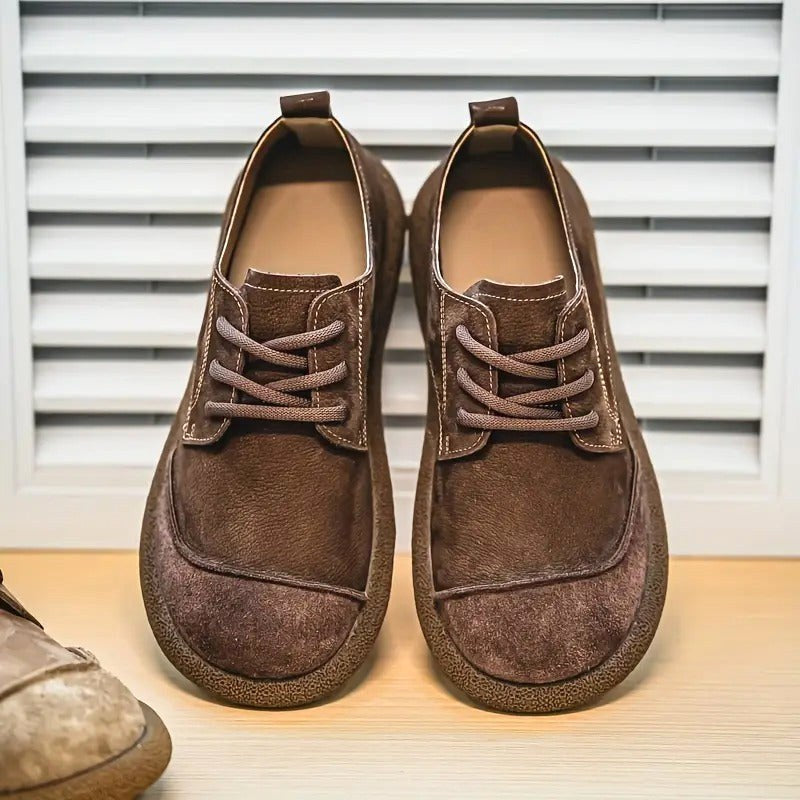 Anthony | Men's Orthopedic Leather Shoes, Classic Leather Walking Shoes | Animated Apparel