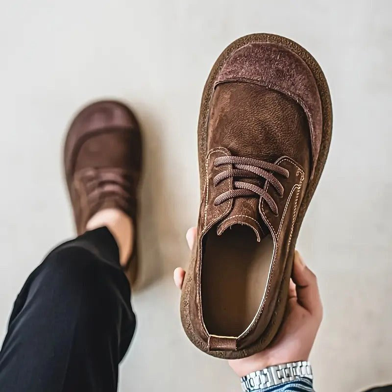 Anthony | Men's Orthopedic Leather Shoes, Classic Leather Walking Shoes | Animated Apparel