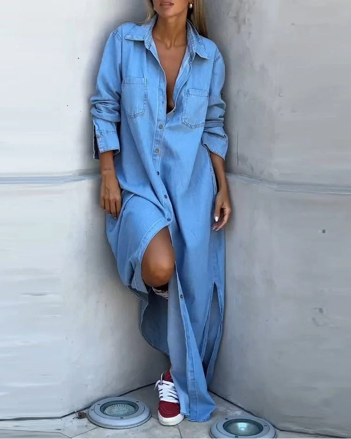 Delana | Women's Casual Button Down Dress - image 11