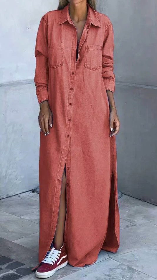 Delana | Women's Casual Button Down Dress - image 8