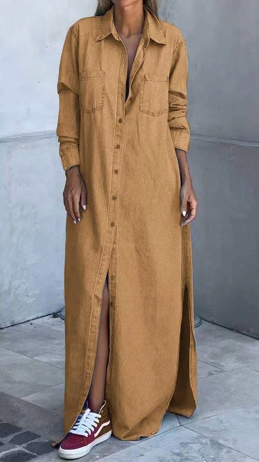 Delana | Women's Casual Button Down Dress - image 9