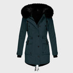Delaney | Women's Hooded Parka Coat, Full-Length Winter Coat | Animated Apparel