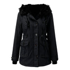 Delaney | Women's Hooded Parka Coat, Full-Length Winter Coat | Animated Apparel