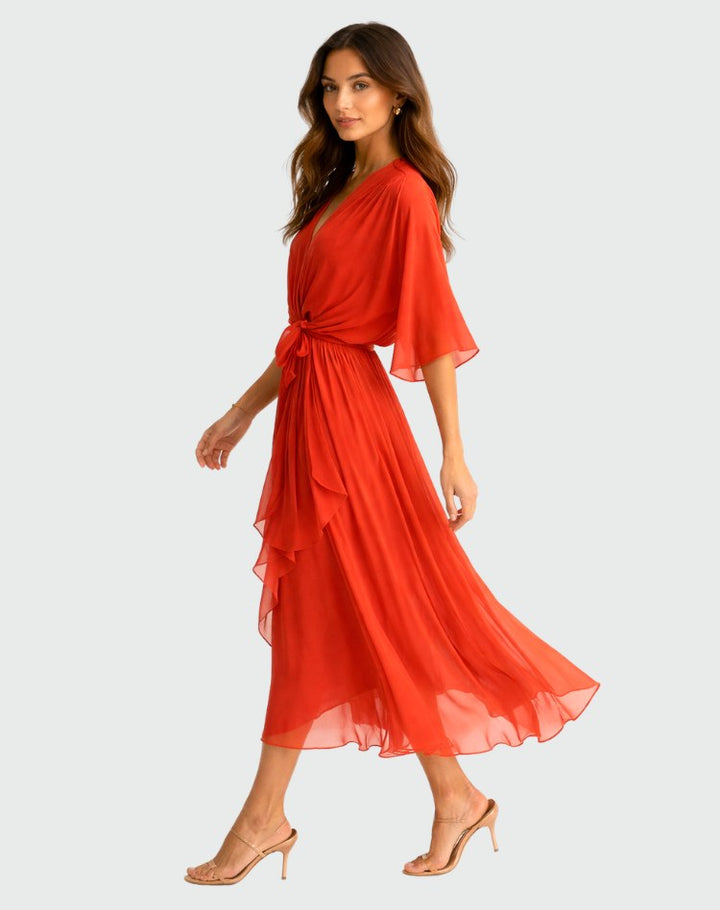 Delaney | Women's Wrap Maxi Dress - image 2