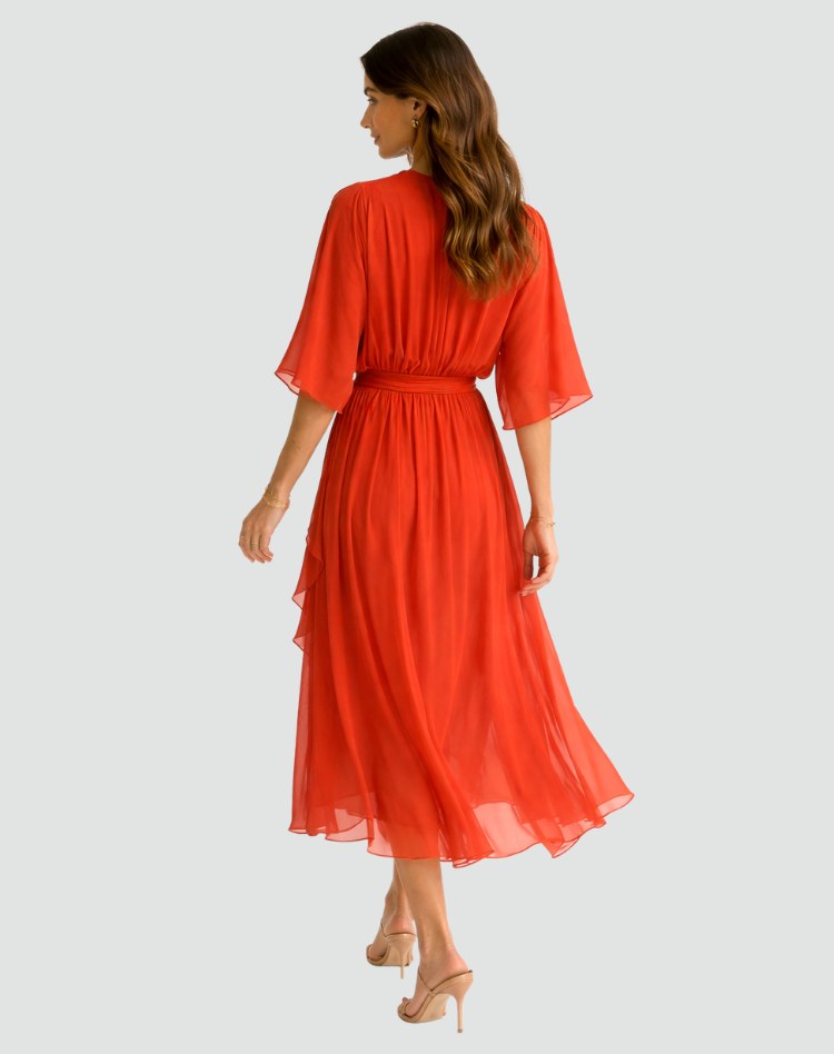 Delaney | Women's Wrap Maxi Dress - image 3