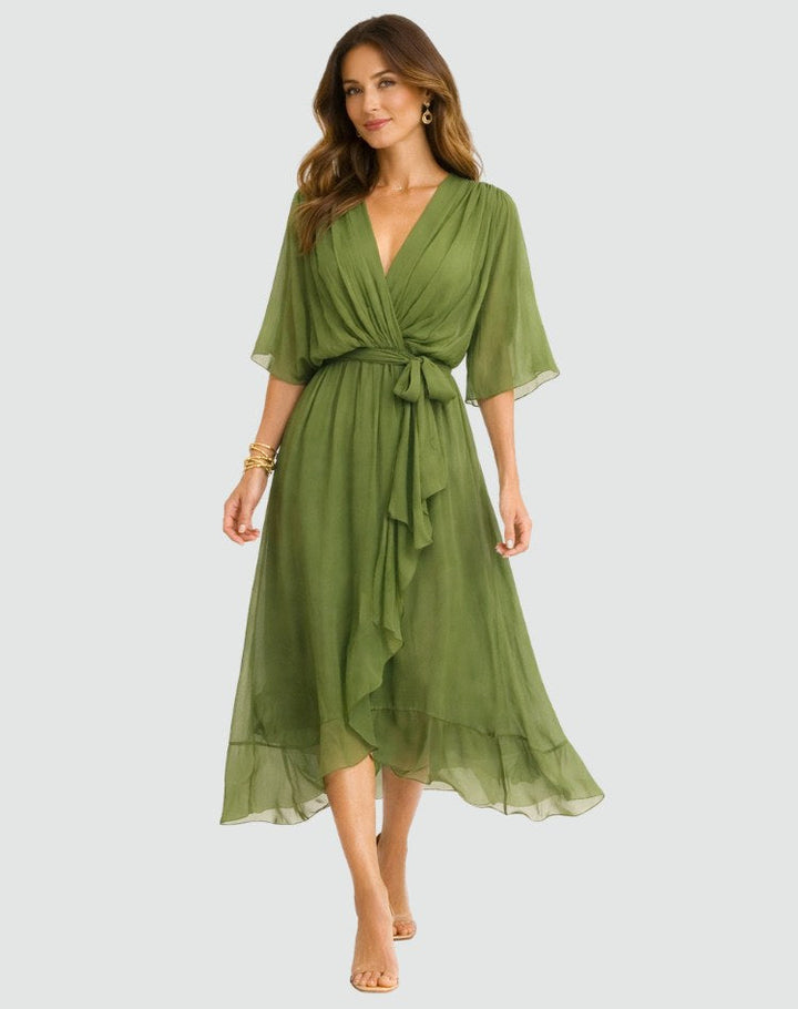 Delaney | Women's Wrap Maxi Dress - image 4