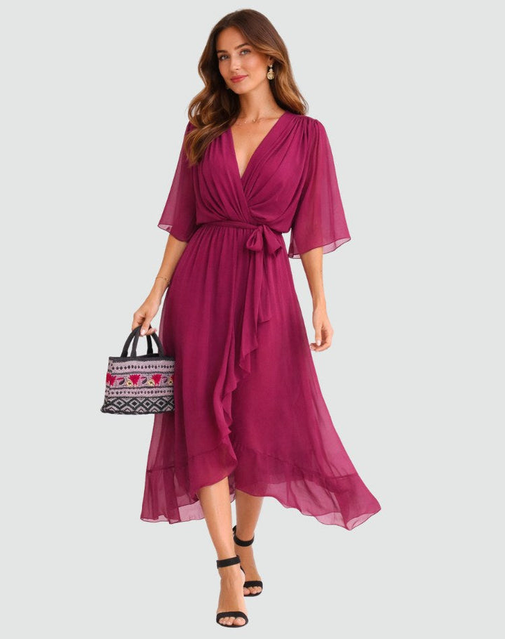 Delaney | Women's Wrap Maxi Dress - image 7