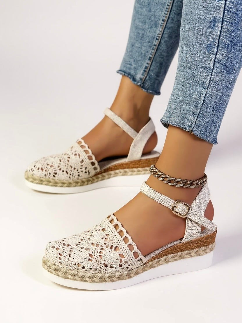 Delilah | Women's Orthopedic Closed Toe Espadrille Sandals - image 6