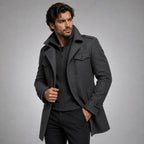Derek | Women's Tailored Warm Coat, Structured Autumn Coat | Animated Apparel