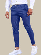 Desmond | Men's Skinny-Fit Stretch Chinos, Contemporary Tapered Trousers | Animated Apparel