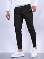 Desmond | Men's Skinny-Fit Stretch Chinos, Contemporary Tapered Trousers | Animated Apparel
