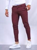 Desmond | Men's Skinny-Fit Stretch Chinos, Contemporary Tapered Trousers | Animated Apparel