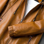Devin | Men's Hooded Jacket with Clean Lines, Structured Autumn Jacket | Animated Apparel