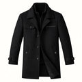 Devin | Men's Wool Blend Jacket, Tailored Smart Jacket | Animated Apparel | Black