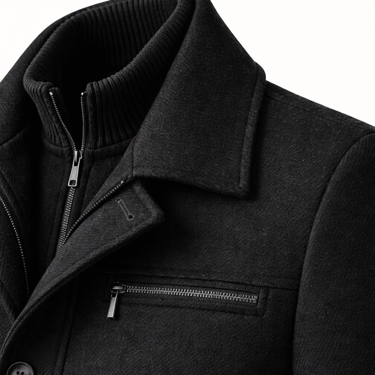 Devin | Men's Wool Blend Jacket, Tailored Smart Jacket | Animated Apparel | Brown