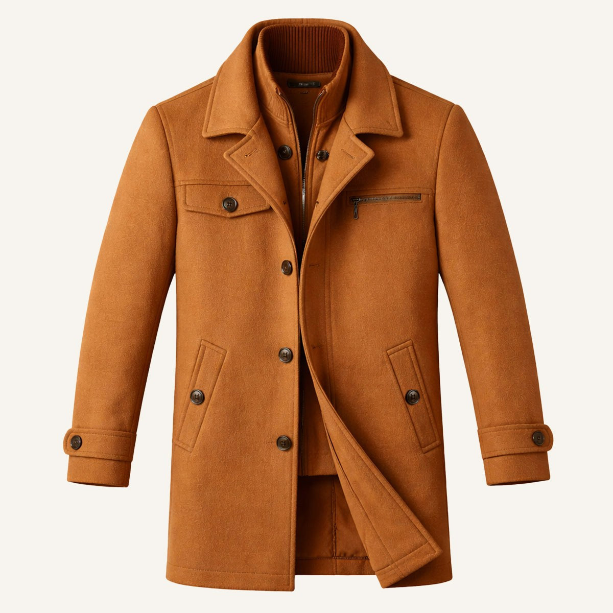 Devin | Men's Wool Blend Jacket, Tailored Smart Jacket | Animated Apparel