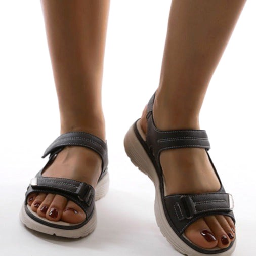 Donatella | Women's Orthopedic Flat Strap Sandals - image 4
