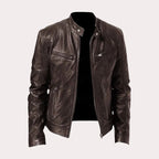 Douglas | Men's Premium Leather Jacket, Classic Tailored Jacket | Animated Apparel