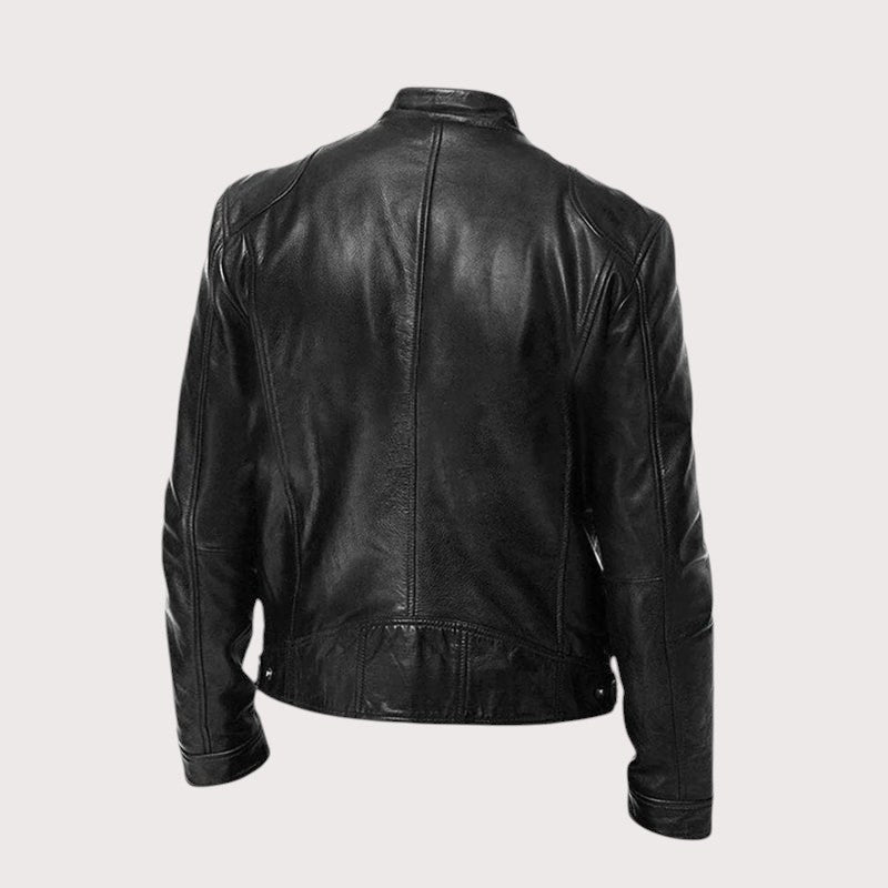 Douglas | Men's Premium Leather Jacket, Classic Tailored Jacket | Animated Apparel