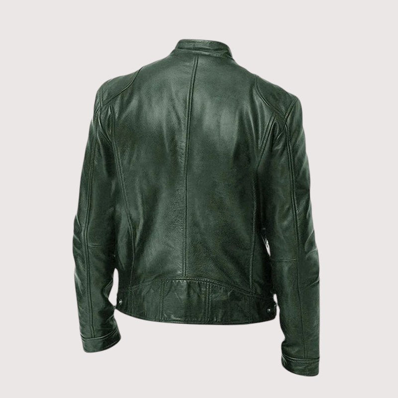 Douglas | Men's Premium Leather Jacket, Classic Tailored Jacket | Animated Apparel