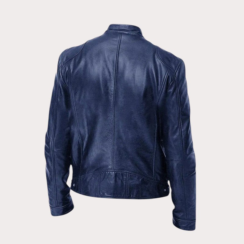 Douglas | Men's Premium Leather Jacket, Classic Tailored Jacket | Animated Apparel
