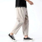 Thomas | Men's Tapered Drawstring Trousers, Relaxed Fit Trousers | Animated Apparel