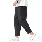Thomas | Men's Tapered Drawstring Trousers, Relaxed Fit Trousers | Animated Apparel