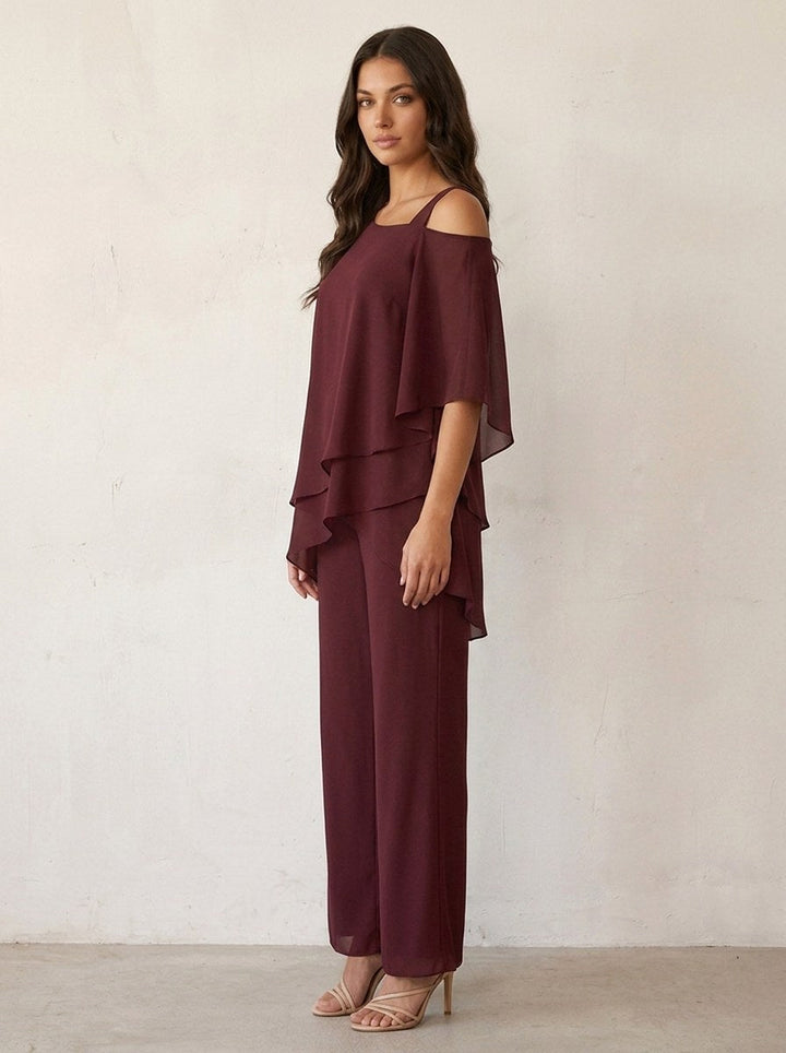 Elena | Women's Chiffon Two-Piece Set - image 13