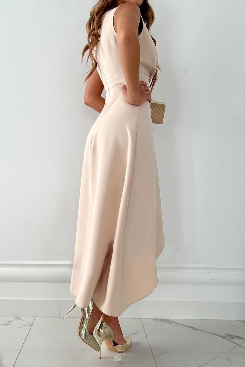 Eliana | Women's Elegant Wrap V-Neck Dress - image 2