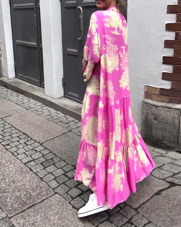 Eliana | Women's Floral Print Maxi Dress - image 10