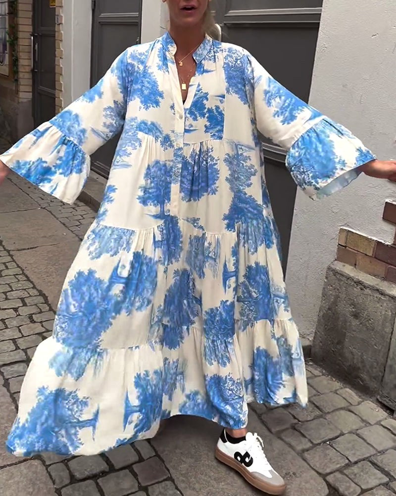 Eliana | Women's Floral Print Maxi Dress - image 15