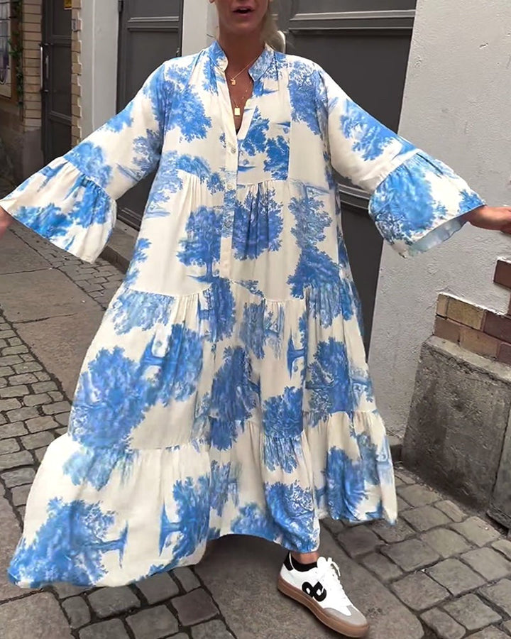 Eliana | Women's Floral Print Maxi Dress - image 15