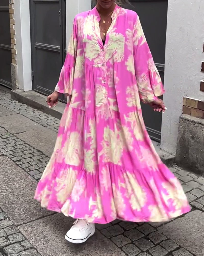Eliana | Women's Floral Print Maxi Dress - image 5