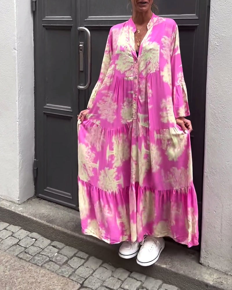 Eliana | Women's Floral Print Maxi Dress - image 6